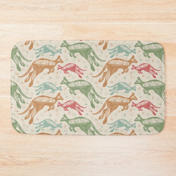 Item preview, Multicolor Double Exposure Kangaroo  designed and sold by ConcorStore.