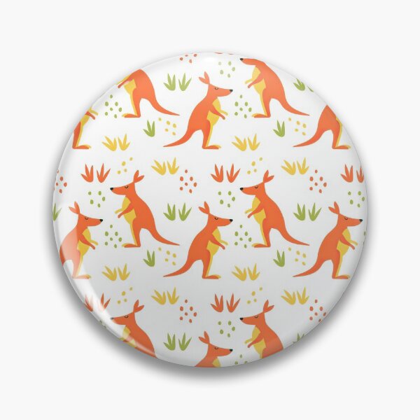 Item preview, Orange Kangaroos Grass  designed and sold by ConcorStore.