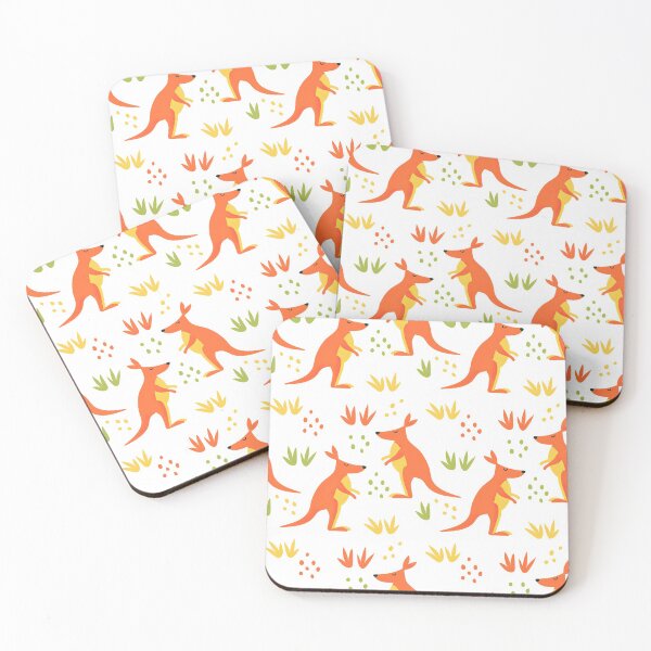 Item preview, Orange Kangaroos Grass  designed and sold by ConcorStore.