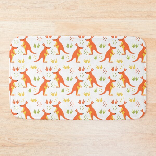 Item preview, Orange Kangaroos Grass  designed and sold by ConcorStore.