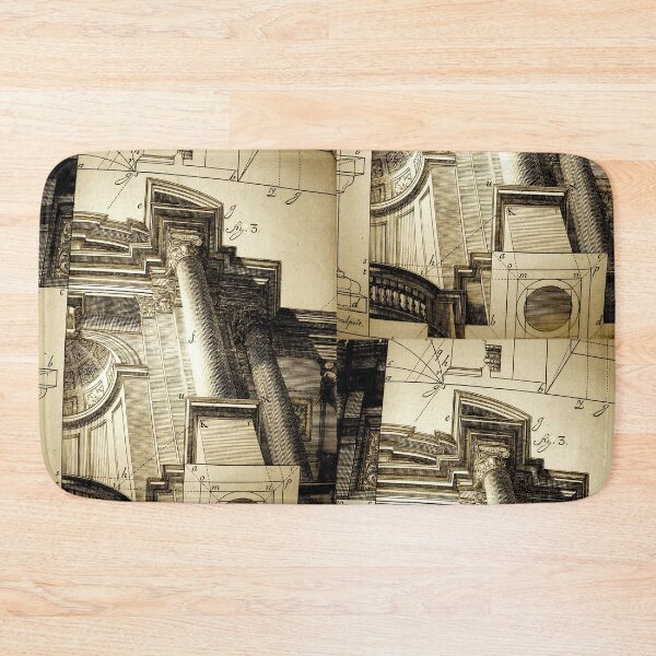 Item preview, Architectural Perspective Antique Engraving II designed and sold by chilangopride.