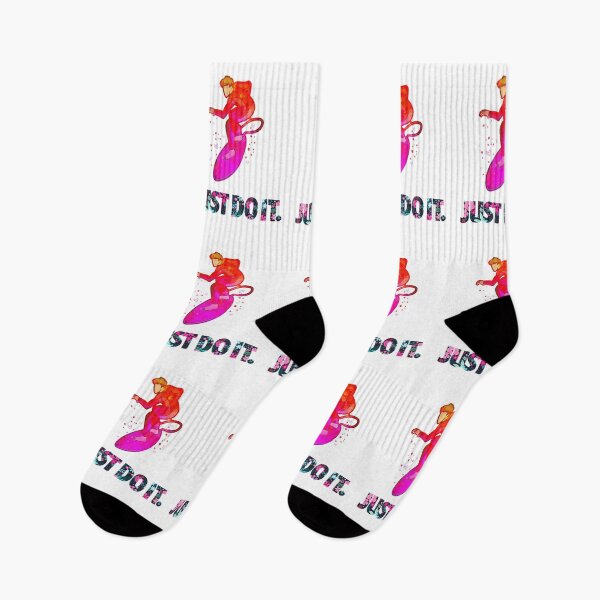 Item preview, Just Do It Watercolor Surfing designed and sold by ConcorStore.
