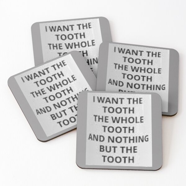 Item preview, The Tooth The Whole Tooth And Nothing But The Tooth. Humorous Dental Apparel and Decor. designed and sold by lduke47.