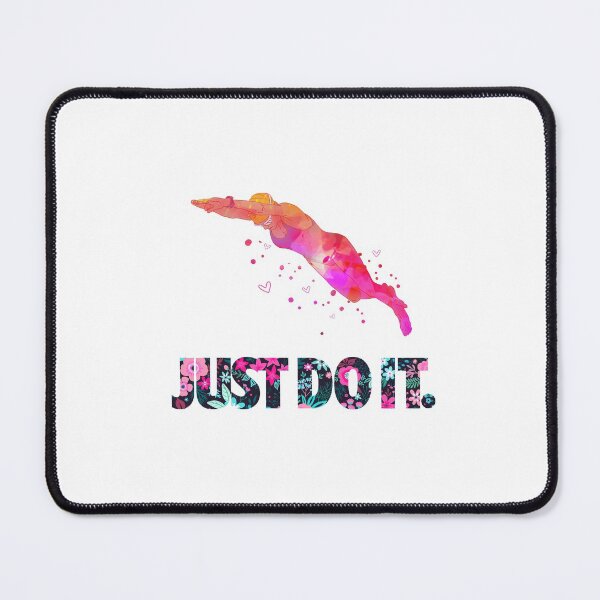 Item preview, Just Do It Watercolor Swimming designed and sold by ConcorStore.