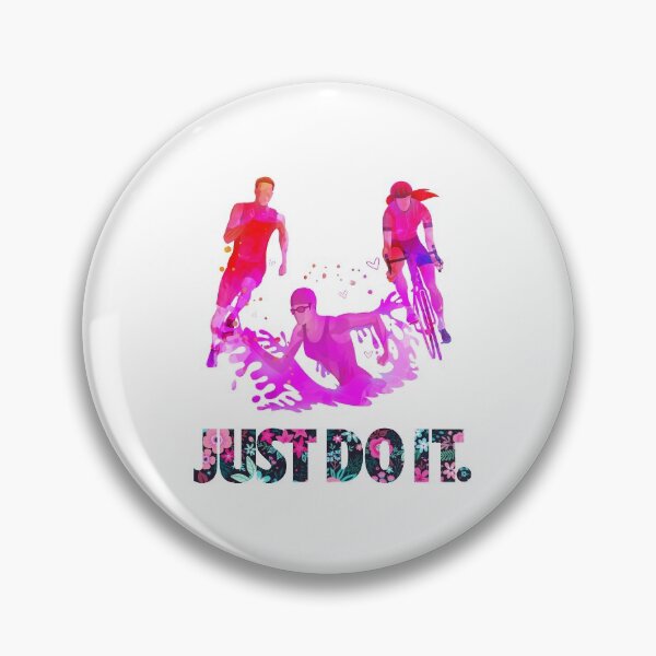 Item preview, Just Do It Watercolor Triathlon designed and sold by ConcorStore.