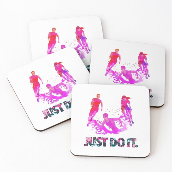 Item preview, Just Do It Watercolor Triathlon designed and sold by ConcorStore.