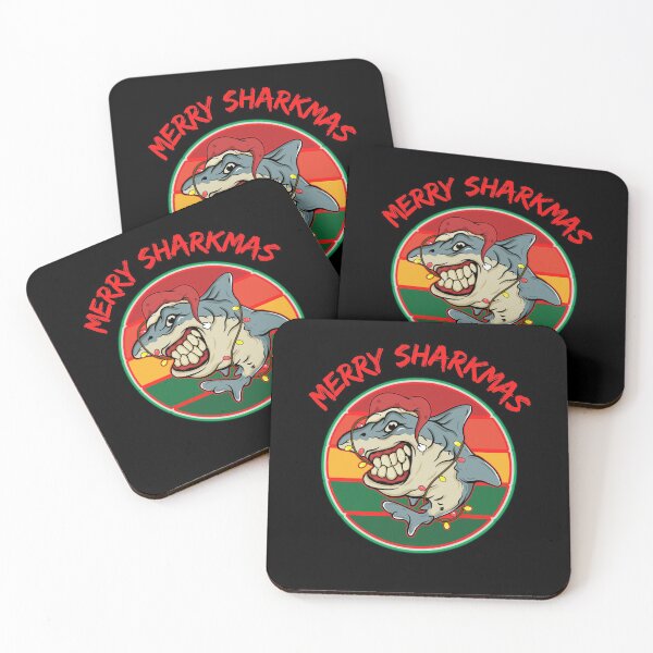 Item preview, Merry Sharkmas        designed and sold by WoodburyLake.