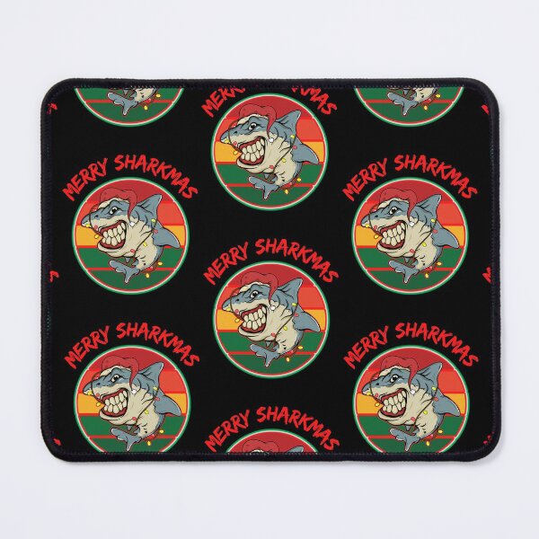Item preview, Merry Sharkmas designed and sold by WoodburyLake.