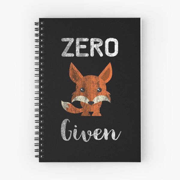 Item preview, Distressed Zero Fox Given Animal Pun Funny Sarcastic Sayings designed and sold by Merchking1.