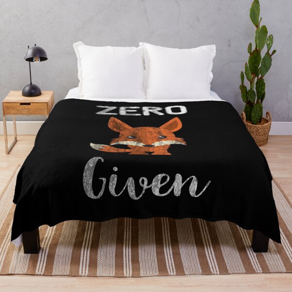 Item preview, Distressed Zero Fox Given Animal Pun Funny Sarcastic Sayings designed and sold by Merchking1.