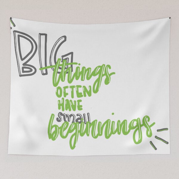 Item preview, big things small beginnings designed and sold by artbygussie.