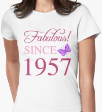 Fabulous Since 1957 Women's Fitted T-Shirt