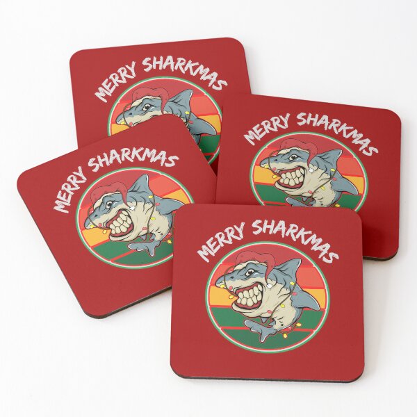 Item preview, Merry Sharkmas        designed and sold by WoodburyLake.