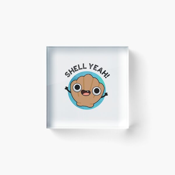 Item preview, Shell Yeah Funny Seashell Puns  designed and sold by punnybone.