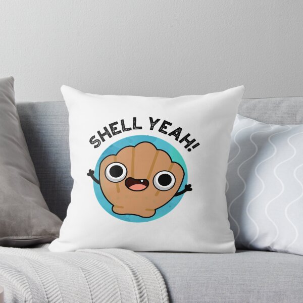 Item preview, Shell Yeah Funny Seashell Puns  designed and sold by punnybone.
