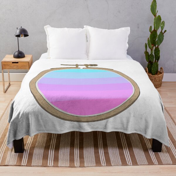 Item preview, Embroidery Hoop (Pastel Blue and Pink Gradient) designed and sold by nklange240.
