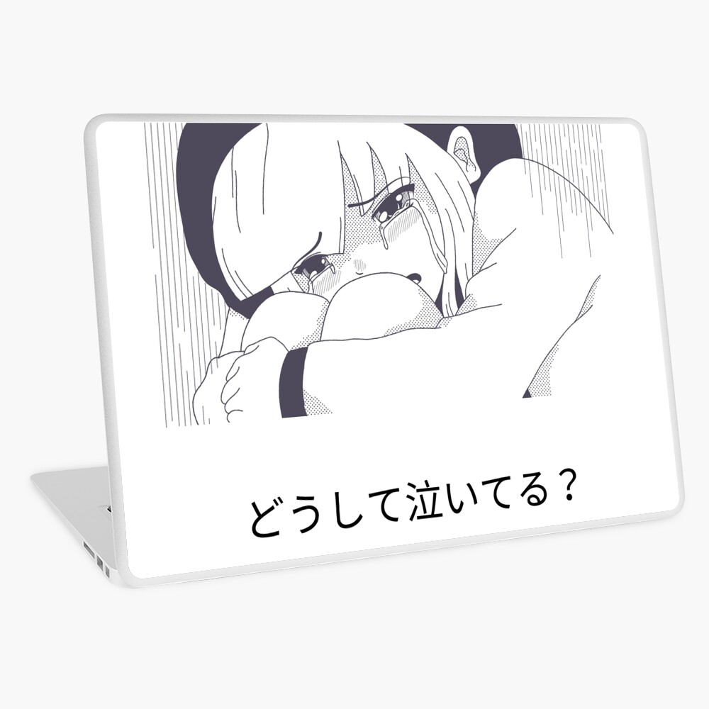 Anime Menhera chan sad why Postcard for Sale by uisch