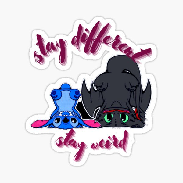 Item preview, stay different stay weird designed and sold by narmarshop.