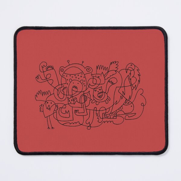 Item preview, cute animal line drawing designed and sold by ompongalfina.
