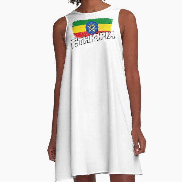 Ethiopian flag outlet dress