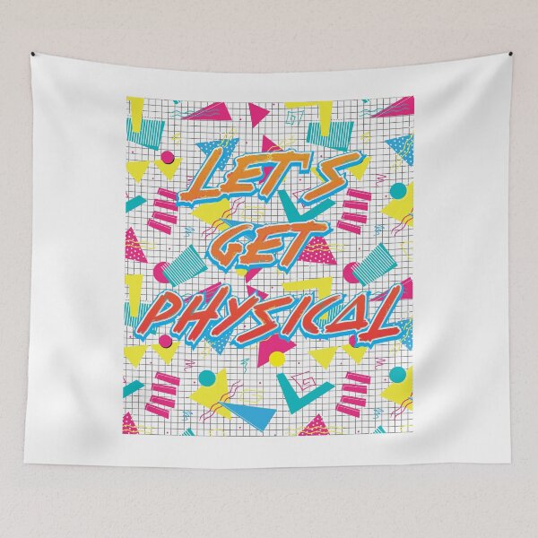 Item preview, Lets Get Physical 80s Retro Workout Fitness Wear for Gym designed and sold by johnta17.