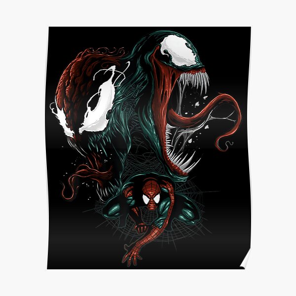 Spider Venon and Carnag Poster