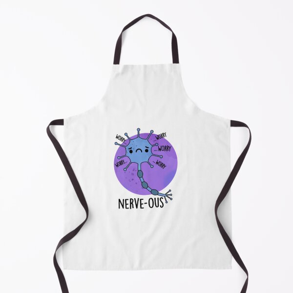 Item preview, Nerve-ous Nervous Funny Nerve Puns  designed and sold by punnybone.