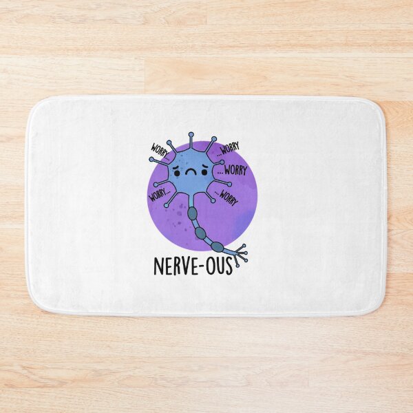 Item preview, Nerve-ous Nervous Funny Nerve Puns  designed and sold by punnybone.