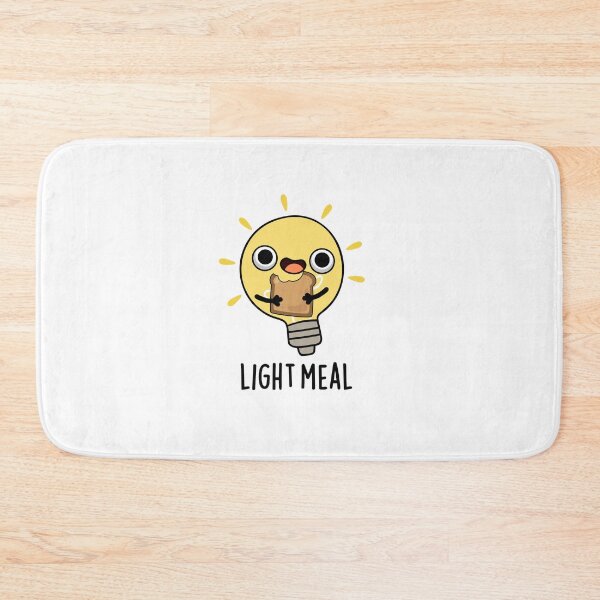 Item preview, Light Meal Funny Bulb Puns  designed and sold by punnybone.