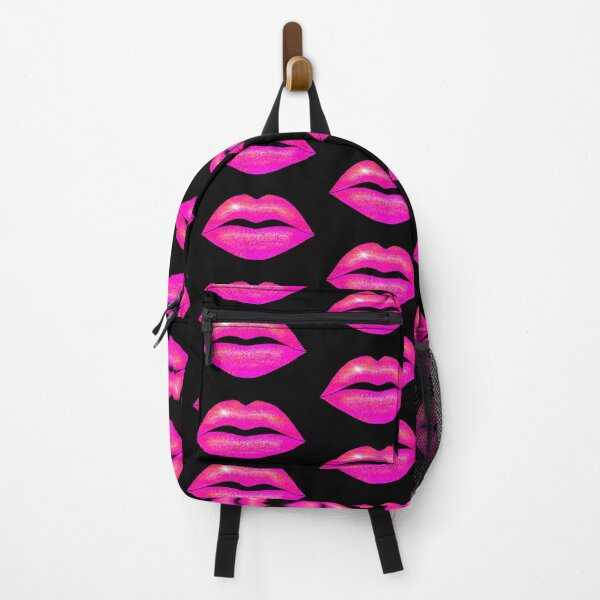 Item preview, “Luscious!”| Quirky Pink Lips designed and sold by LiseHoltArt.