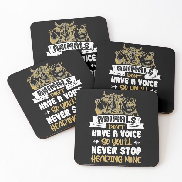 Item preview, Cute Transitus Ben Mathot Jeroen Goossens Animals Dont Have A Voice Statement Vegan Vegetarian Foods Gift For Fans designed and sold by OcampoCelebrate.