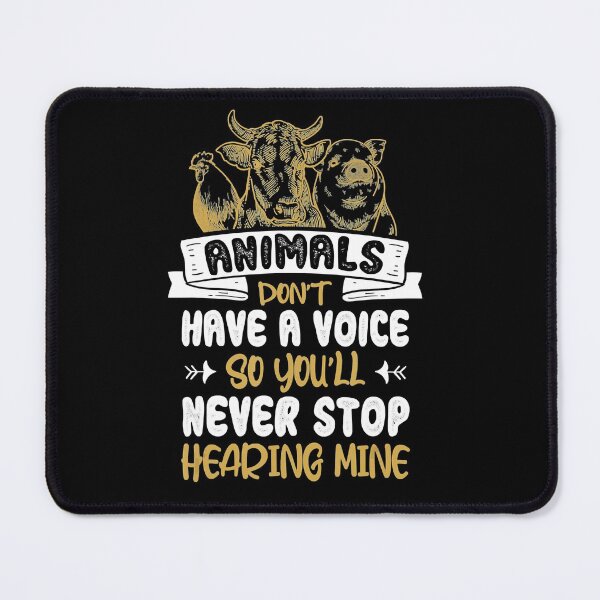 Item preview, Cute Transitus Ben Mathot Jeroen Goossens Animals Dont Have A Voice Statement Vegan Vegetarian Foods Gift For Fans designed and sold by OcampoCelebrate.