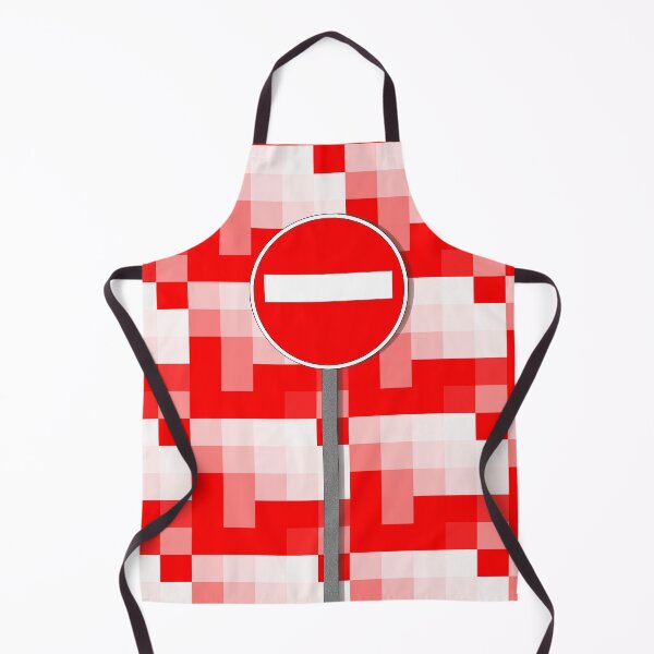 Item preview, Geometric NO ENTRY in red and white designed and sold by mister-john.