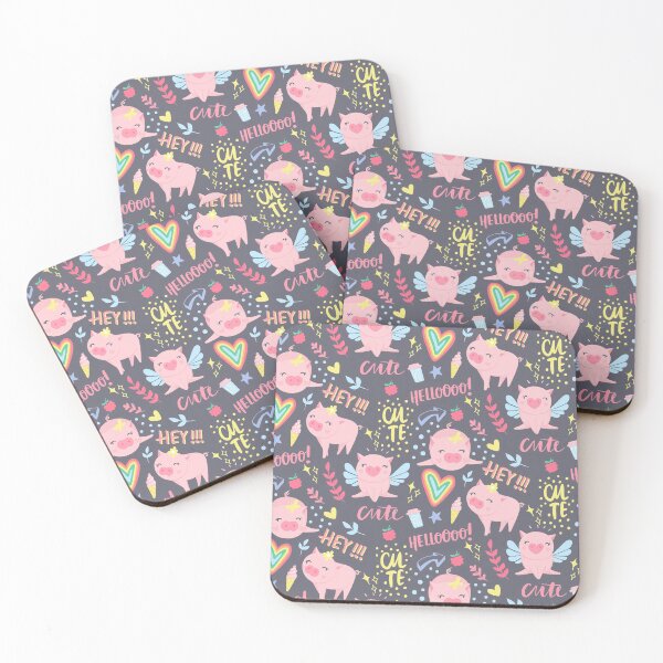 Item preview, Cute Pig Rainbow Heart  designed and sold by HauckClothing.