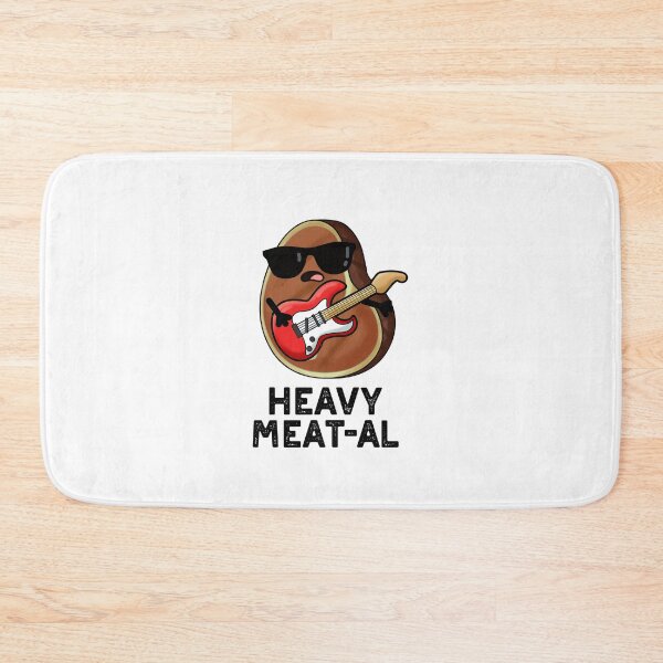 Item preview, Heavy Meat-al Funny Steak Puns  designed and sold by punnybone.
