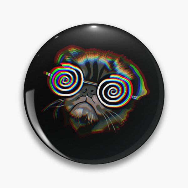 Item preview, Hypnotizing Pug Chromatic designed and sold by wildjellybeans.
