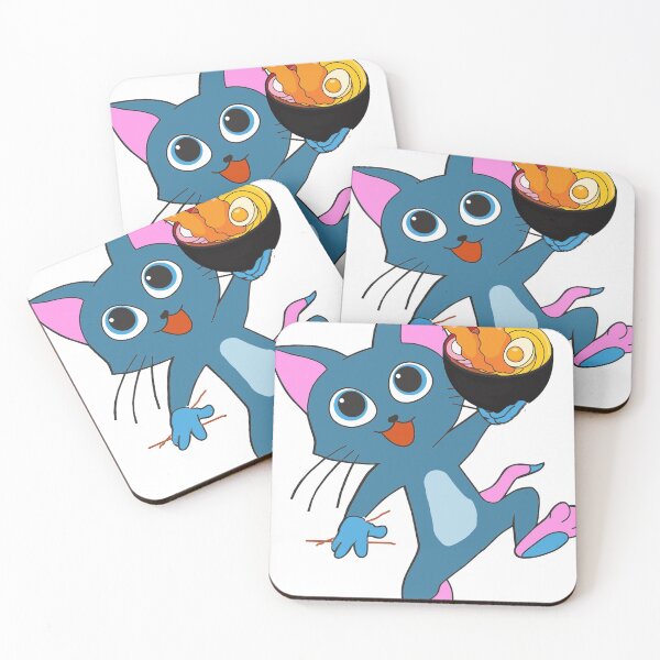 Item preview, kawaii neko ramen cat japan food noodle designed and sold by RyoSaeba90.