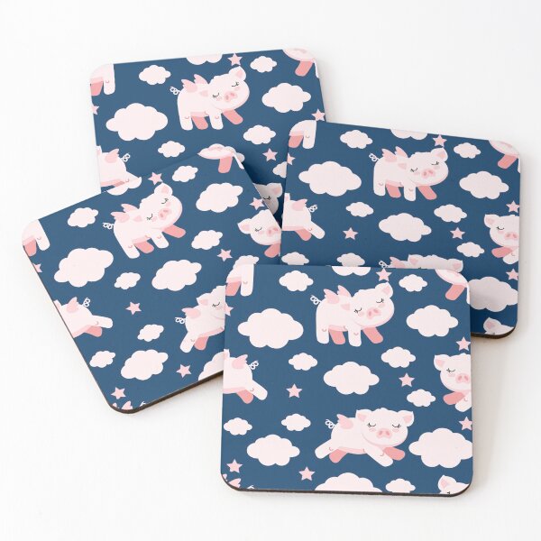 Item preview, Cute Pigs On Cloud  designed and sold by HauckClothing.