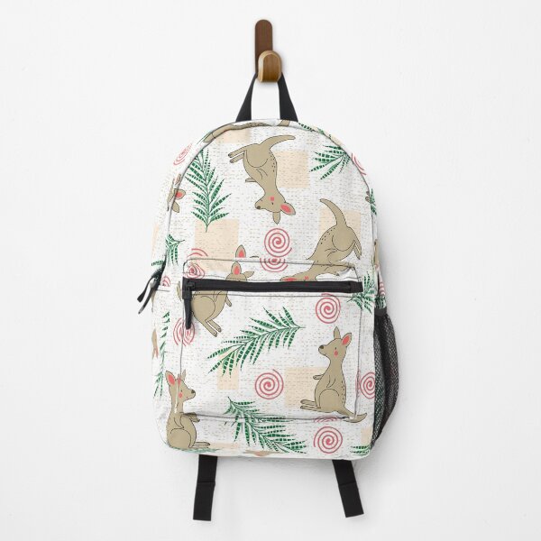 Item preview, Kangaroo Tropical Leaves On Grunge designed and sold by HauckClothing.
