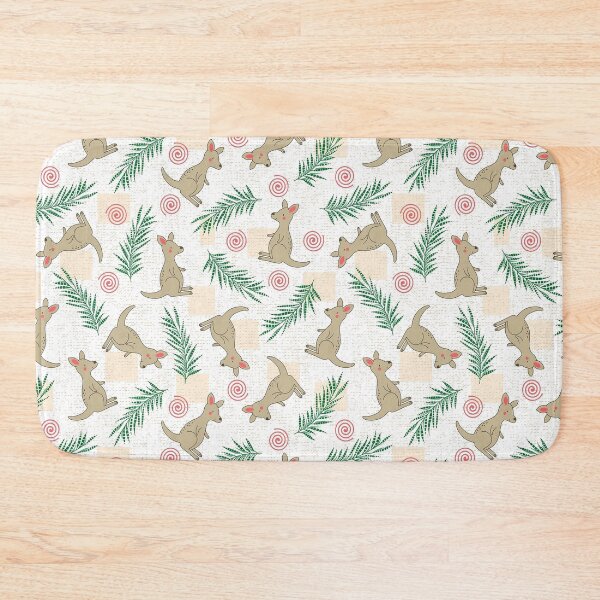 Item preview, Kangaroo Tropical Leaves On Grunge  designed and sold by HauckClothing.