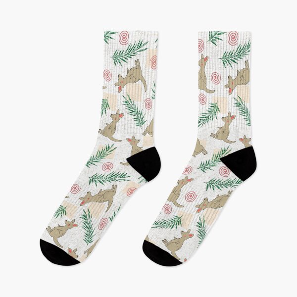 Item preview, Kangaroo Tropical Leaves On Grunge  designed and sold by HauckClothing.