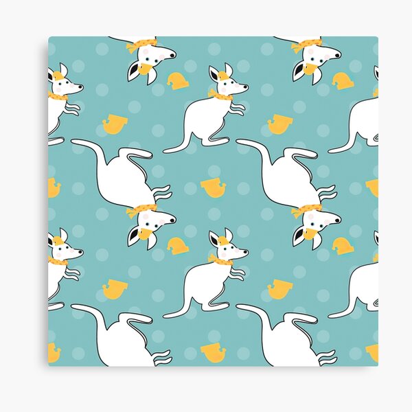 Item preview, Kangaroo With Yellow Hat Scarf  designed and sold by HauckClothing.