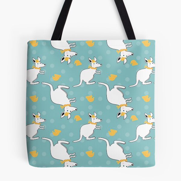 Item preview, Kangaroo With Yellow Hat Scarf  designed and sold by HauckClothing.