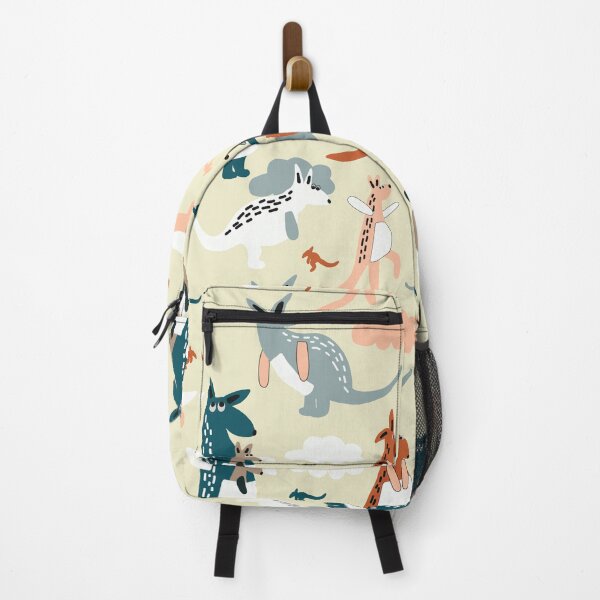 Item preview, Multicolor Abstract Kangaroos Clouds designed and sold by HauckClothing.