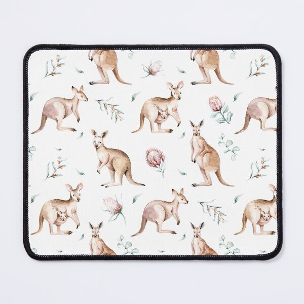 Item preview, Watercolor Kangaroo Floral designed and sold by HauckClothing.