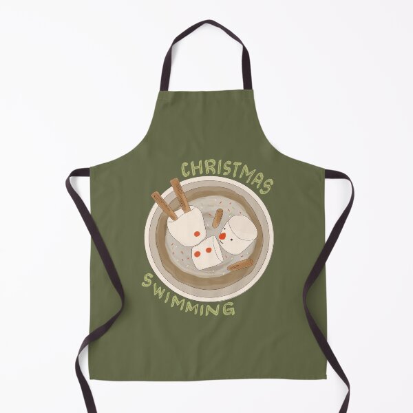 Item preview, Marshmallow Snowman Swimming in Holiday Drink designed and sold by aaalou.
