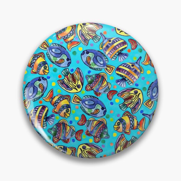 Item preview, Colorful Abstract Fishes  designed and sold by HauckClothing.