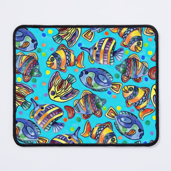 Item preview, Colorful Abstract Fishes  designed and sold by HauckClothing.