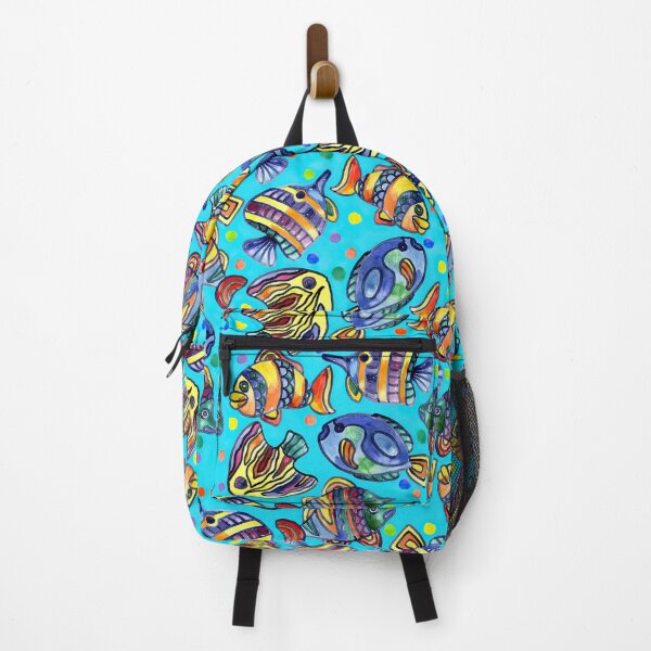 Item preview, Colorful Abstract Fishes designed and sold by HauckClothing.
