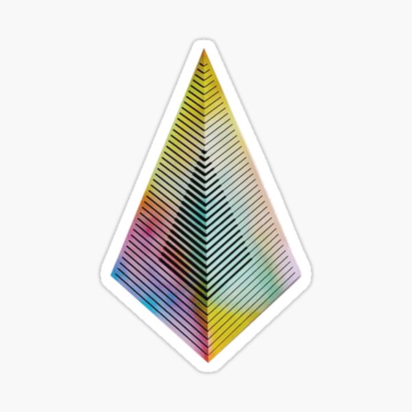 Rainbow Kiasmos Prism Sticker